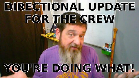 Happy Birthday Pitt! -Directional Update for the Crew