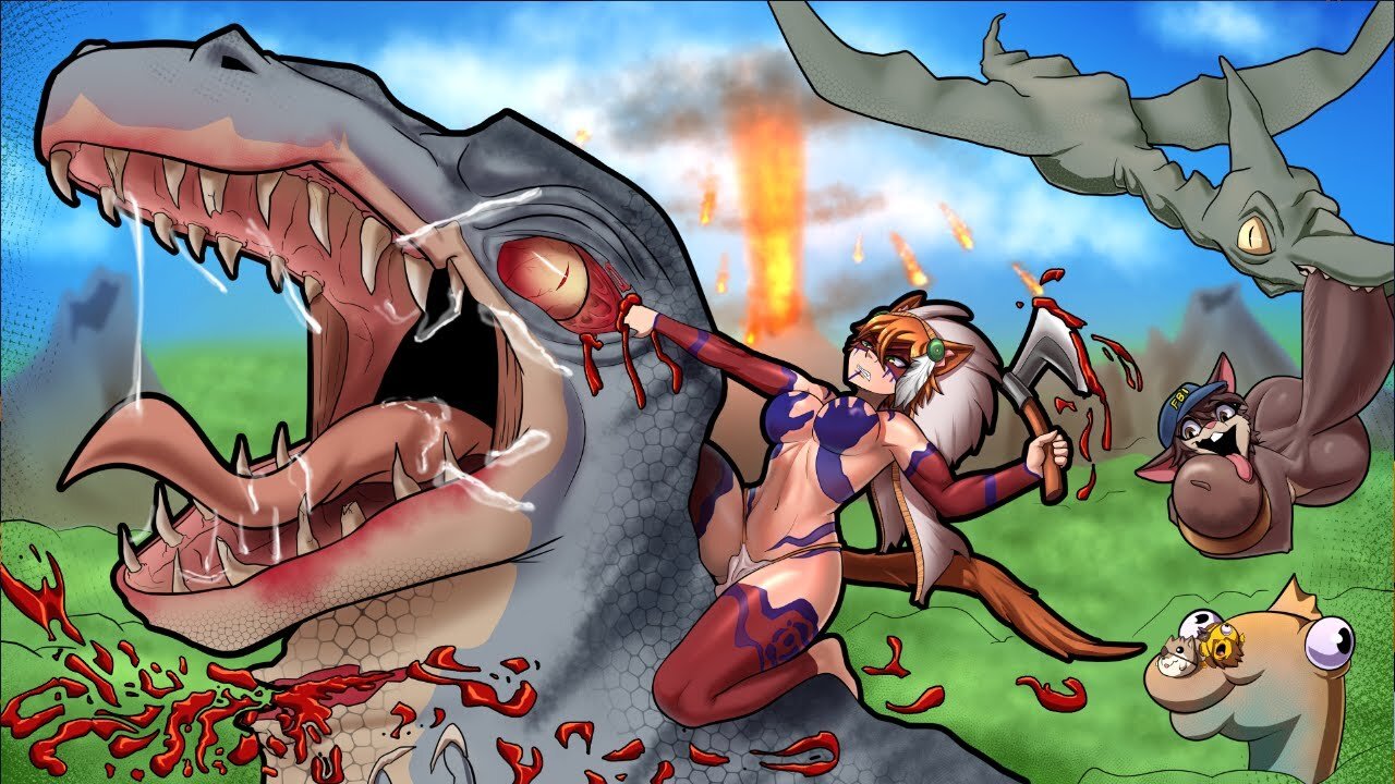 🦖Being Hunted By DINOS!🦖【Turok 360】