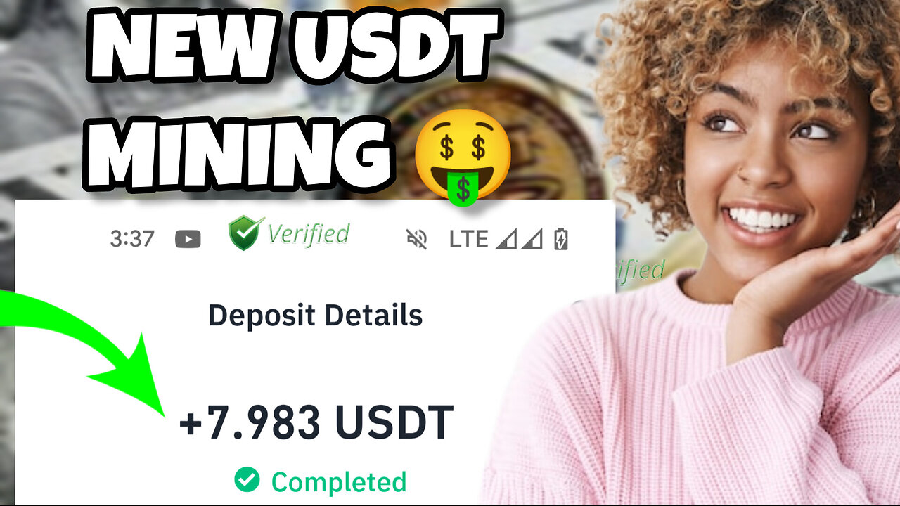 New USDT Earning Platform 2025 Earn Tether Daily with Zero Experience