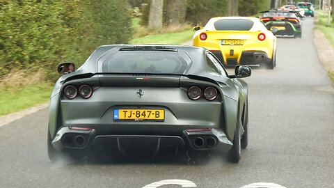 Supercars Accelerating LOUD! iPE GT3 RS, Novitec 812, Capristo Aventador S, Novitec N-Largo