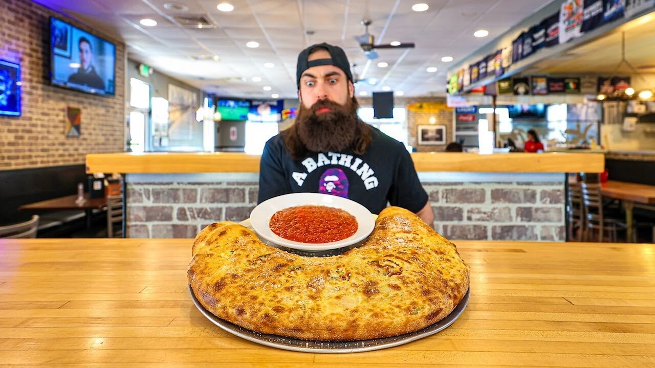 FLORIDA’S GIANT STROMBOLI CHALLENGE | BeardMeatsfood