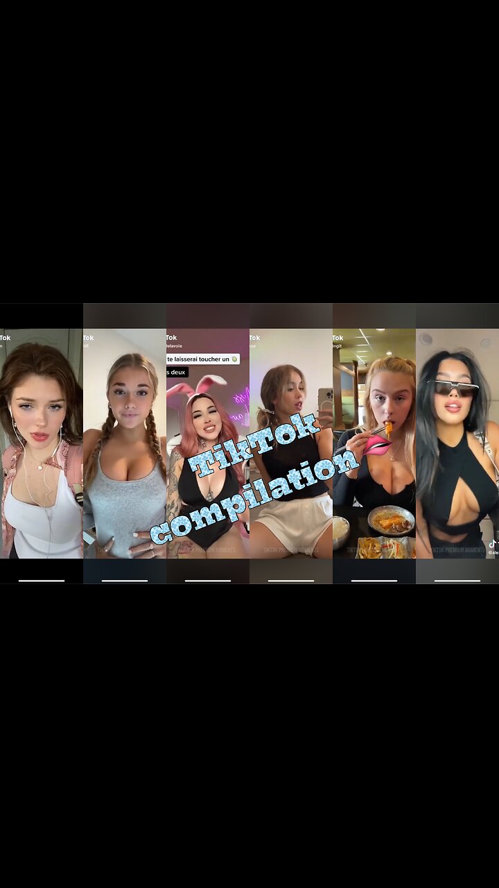 Beautiful Cute Tiktok girls compilation, No Bra Challenge compilation