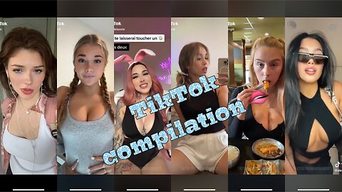 Beautiful Cute Tiktok girls compilation, No Bra Challenge compilation 