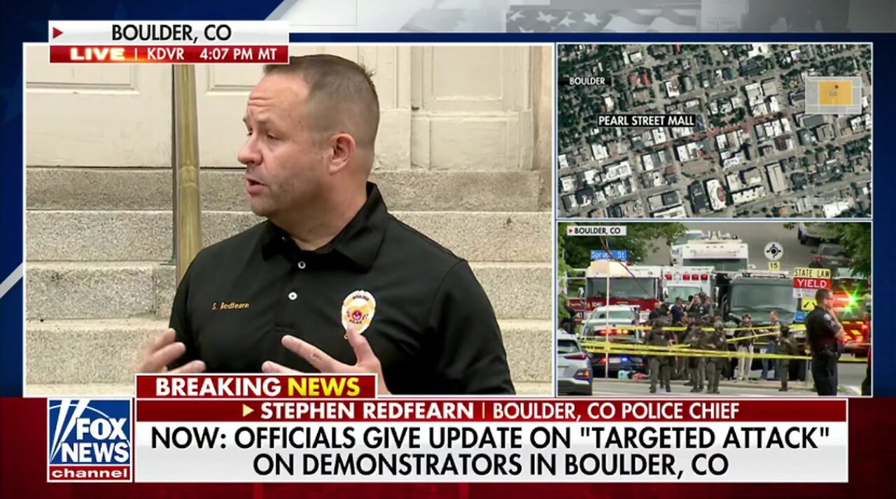 Boulder Police Chief is not calling the attack over the weekend a terrorist attack