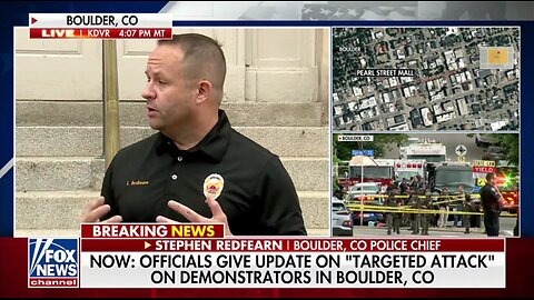 Boulder Police Chief is not calling the attack over the weekend a terrorist attack