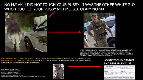 UNITED STATES INC JAG, CID, FT MEADE AND FORT BENNING CAN NOT FIND PROBABLE CAUSE OF A CRIME.