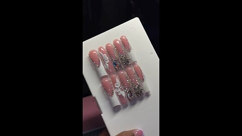 Light Pink Nails ✨ | White Flower Nail Art 💅 | Long Nails Design | सुंदर नेल आर्ट