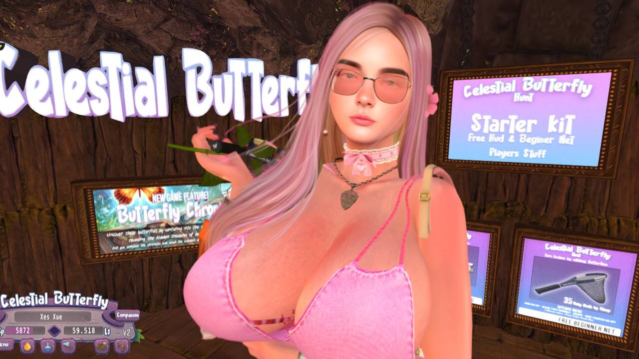 💃 Dance, Hunt & Earn: Celestial Butterfly Adventure 🦋 with Music & Free Lindens in Second Life!