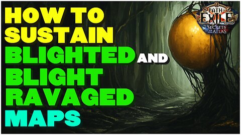 [POE 3.26] How To Farm Your Own Blighted Maps! The Trick To Farming Blighted and Blight Ravaged Maps