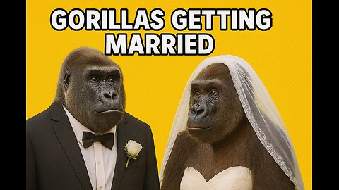 Gorillas Getting Married?! 😂 You Won’t Believe This Wedding