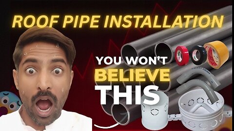 Roof PVC pipe installation | Electric conduit in lenter slab