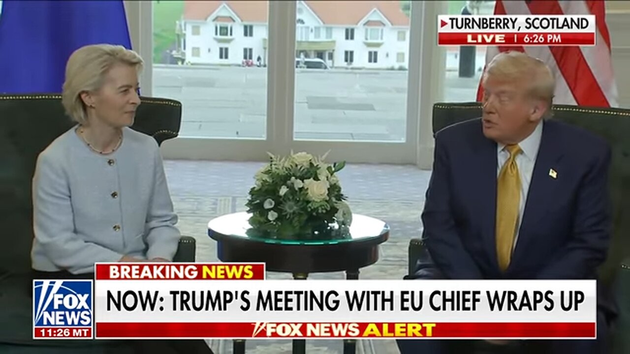 BREAKING: Trump reaches MAJOR trade deal with EU