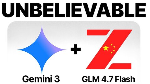 Gemini 3 + GLM 4.7 Flash is INSANE! 🤯