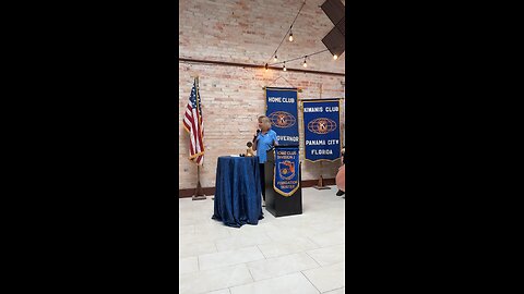 Emma Maddux - Youngest Speaker Ever at Kiwanis Club