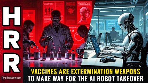 Vaccines are EXTERMINATION WEAPONS to make way for the AI robot takeover