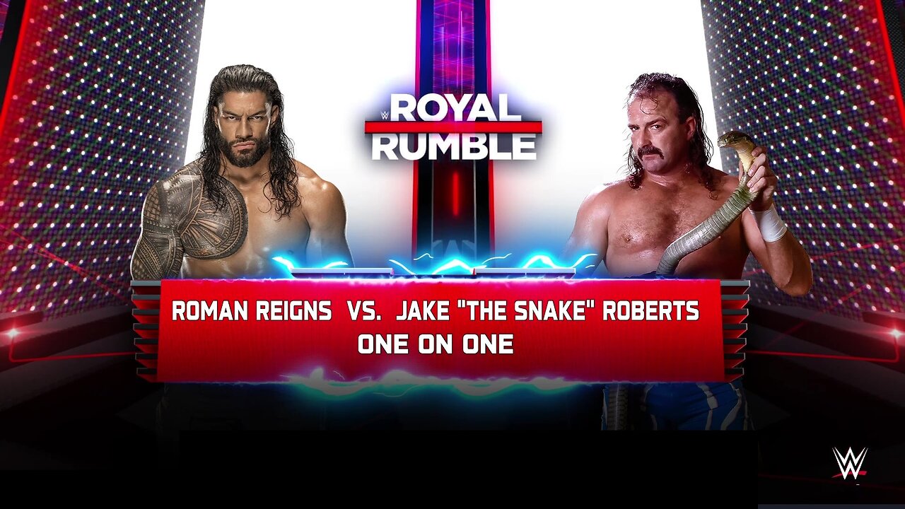 WWE 2k25 Roman Reigns vs Jake Roberts