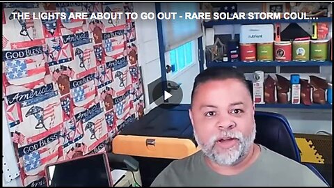 "Potential Power Grid Destruction: Rare Solar Storm"