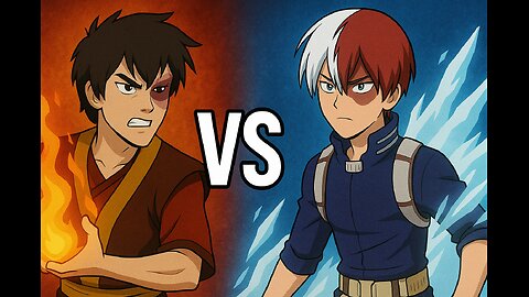 Zuko vs Shoto Todoroki | Death Battle ReRumble
