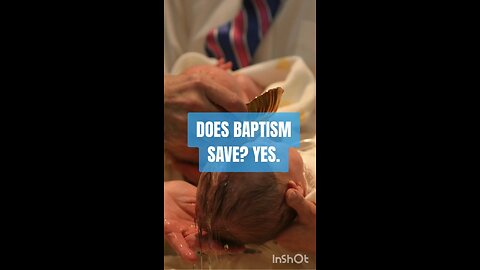 DOES BAPTISM SAVE? #truth #jesus #christ #king #mary #joseph #ihs #church #bible #christian #Saint #