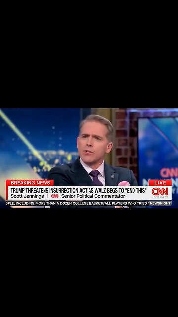 Scott Jennings CALLS OUT CNN for Claiming Tim Walz Is Calling For Peace