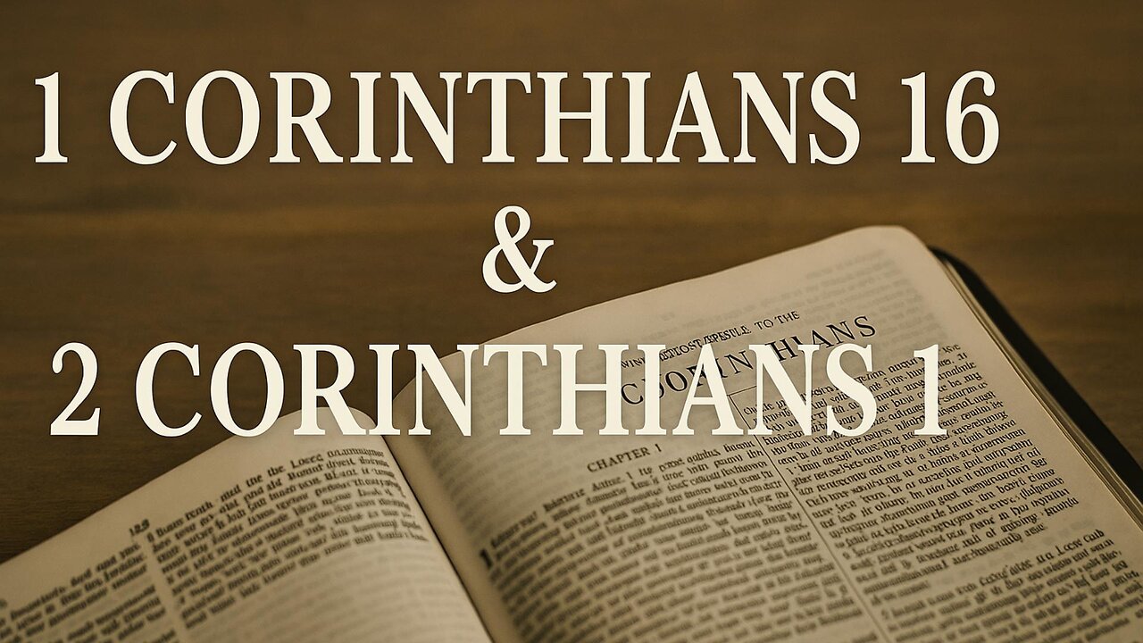 1 Corinthians 16 & 2 Corinthians 1 – Encouragement and Generosity