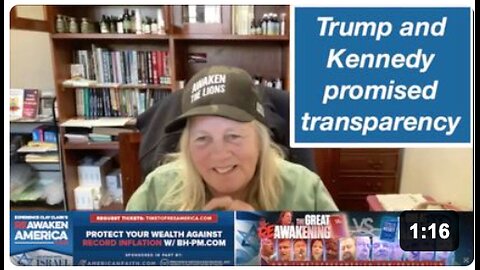 Trump and Kennedy promised transparency!