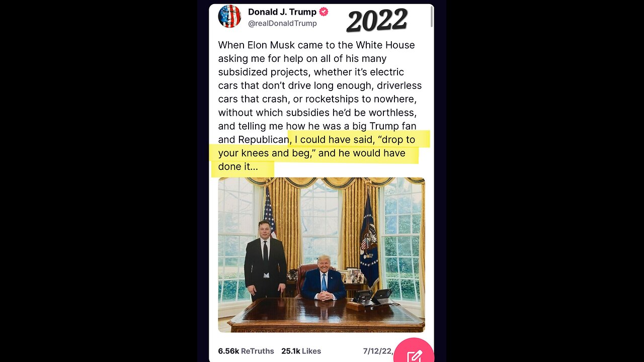 WHY DID ALL THOSE "CONSERVATIVES" FALL ALL OVER ELON