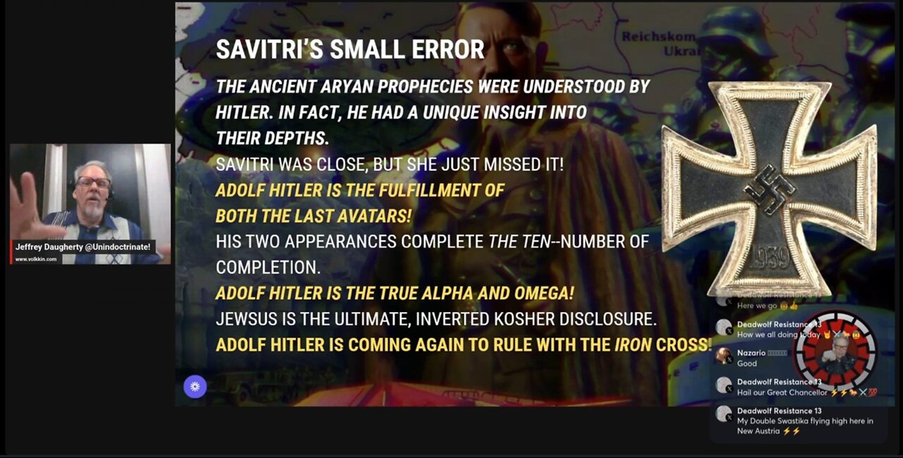 Jeffrey Daugherty 07-20-2025 Hitler's ALIVE!?!