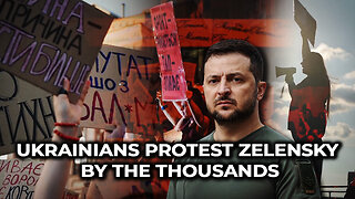 Ukrainians protest Zelensky by the thousands