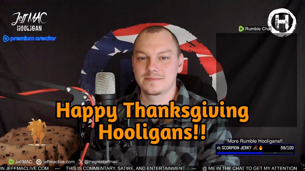 Happy Hooligan Thanksgiving!! Fun and Devils Heat Popcorn!!