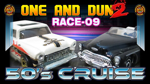 SKYLARK vs NOMAD | Hot Rods 50's cruise Race 09 | Hot Wheels Diecast Racing Tournament