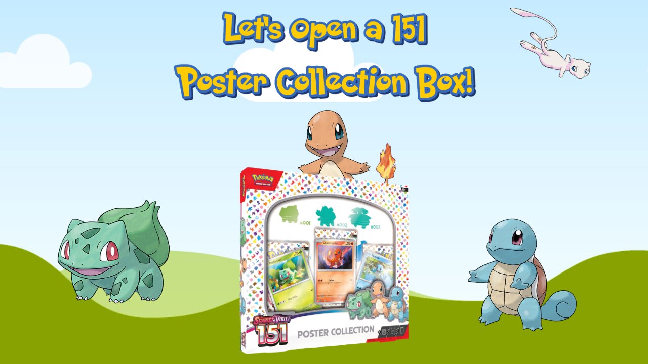 Let's Open a Pokemon 151 Poster Collection Box!