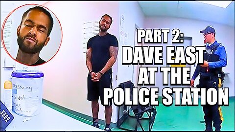 Body cam of DAVE EAST DUI Arrest At The POLICE STATION #Trending