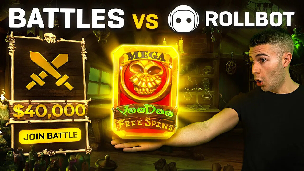 $40,000 VOODOO MAGIC BONUS BATTLES VS ROLLBOT 🤖
