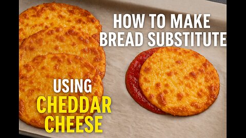 Cheddar Cheese Bread Low-Carb • Gluten-Free Bread Hack