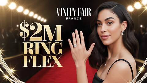 $2M Ring: Georgina Rodríguez Shines at Vanity Fair France 💍✨