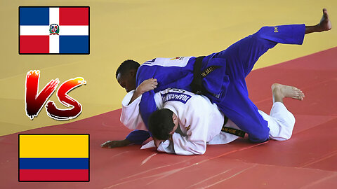 Wander Mateo 🇩🇴 vs Juan Hernández 🇨🇴 en judo por la medalla de bronce🥉|Juegos Centroamericanos 2018|