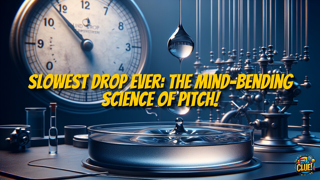 Slowest Drop Ever: The Mind-Bending Science of Pitch!