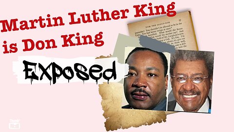 Martin Luther King Jr is Don King Faked His Death Nonviolent Promoter Becomes Fight Promoter