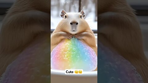 Cute Capybara 🫧🌈