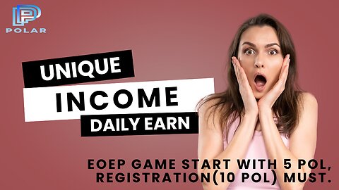 Upcoming project | Unique EOEP gaming system | Rebirth pool income system | Start 10 POL Join |