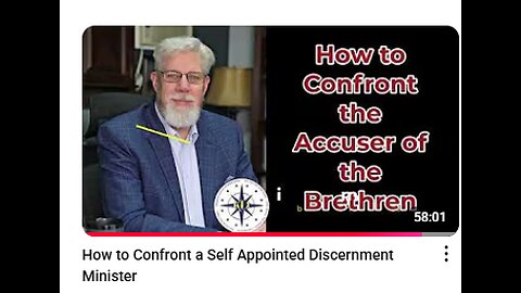 How to Confront a Self Appointed Discernment Minister