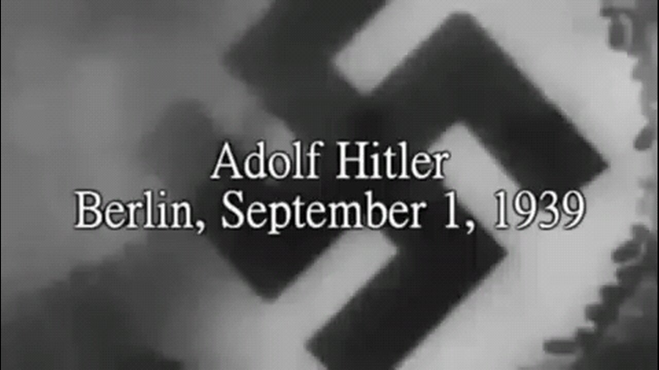 Hitler outlining the necessity to move against Poland.