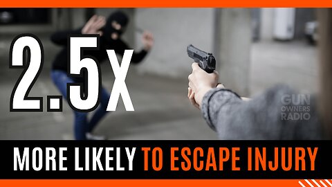 Women that Resist with Firearm 2.5X More Likely to Escape Serious Injury from Attacker