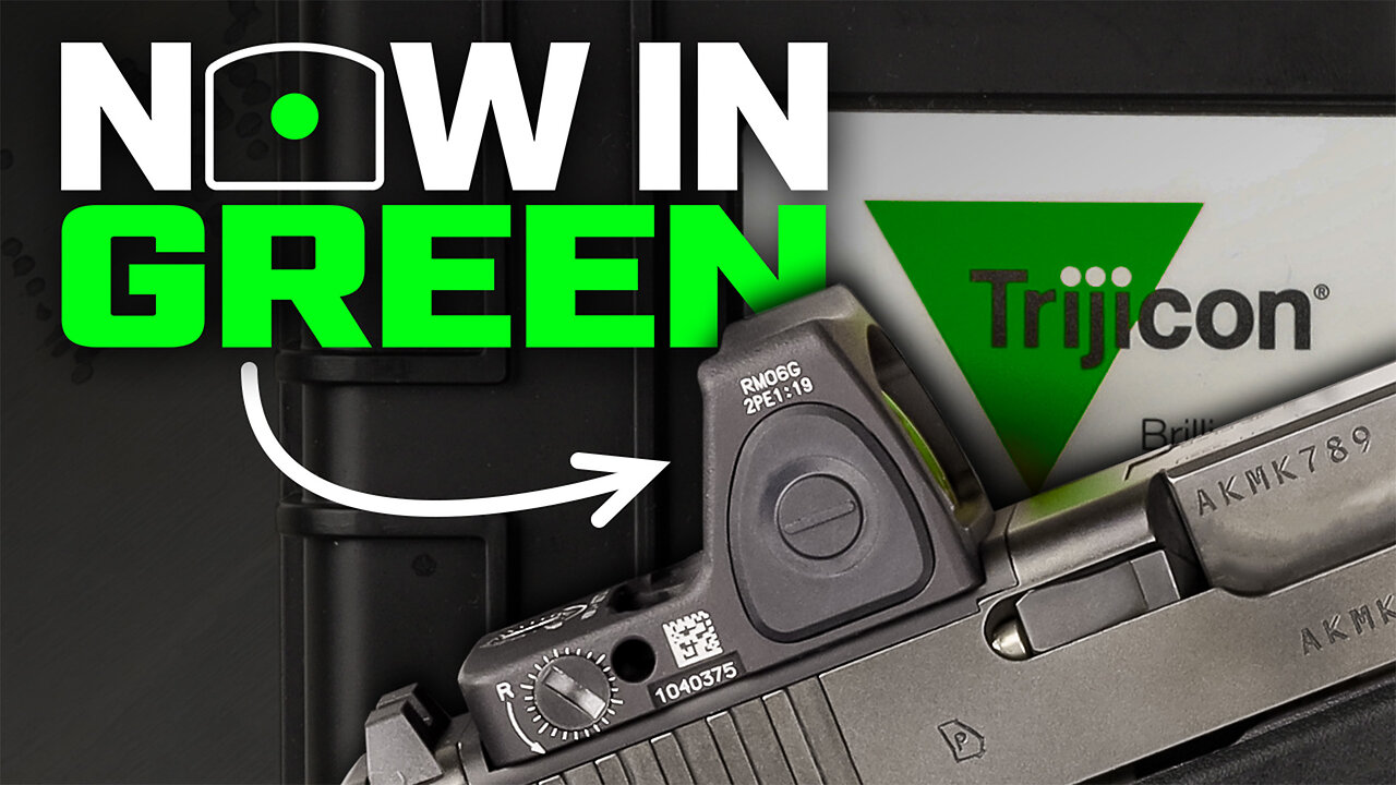 The NEW Green Trijicon RMR Optic