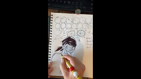Raw Sketchbook #10 | Drawing Roronoa Zoro & Arlong | Unedited Livestream