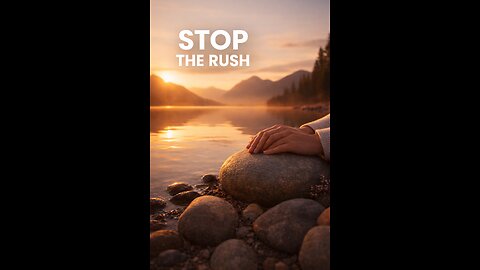 REJECT THE CHAOS: 50 SECONDS TO CLAIM A STEADY HEART AND DIVINE PEACE