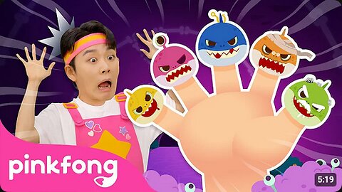 Zombie Shark Finger Family _ Finger Family Song _ Spooky Baby Sharks Everywhere