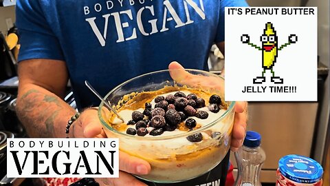Ultimate PB&J Cream of Rice Bulking Meal | 63g Protein | Kid Tested, BODYBUILDINGVEGAN Approved