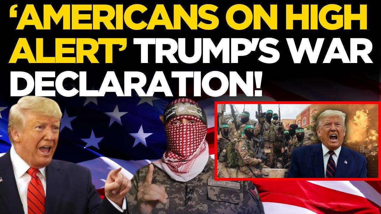 Trump Speech LIVE | Trump Declares War | National Emergency | Hamas | Gaza | US News LIVE |